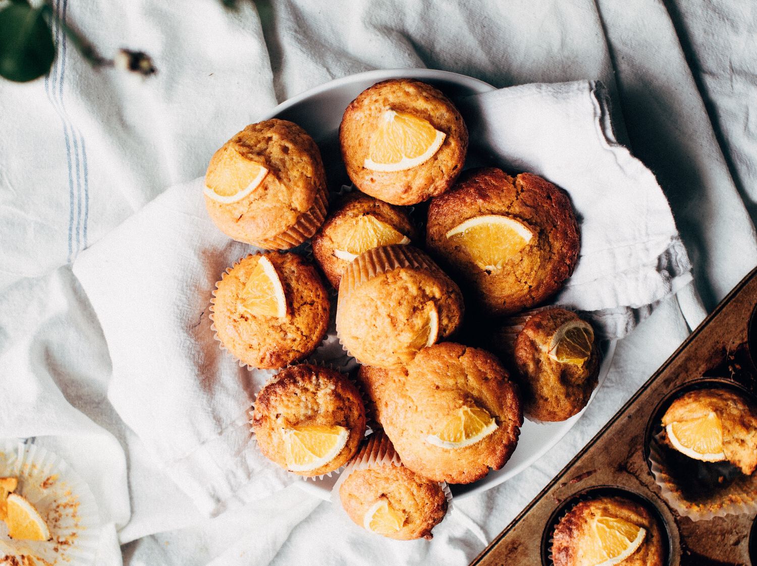 Muffins on table; how to start a bakery | Bplans Blog