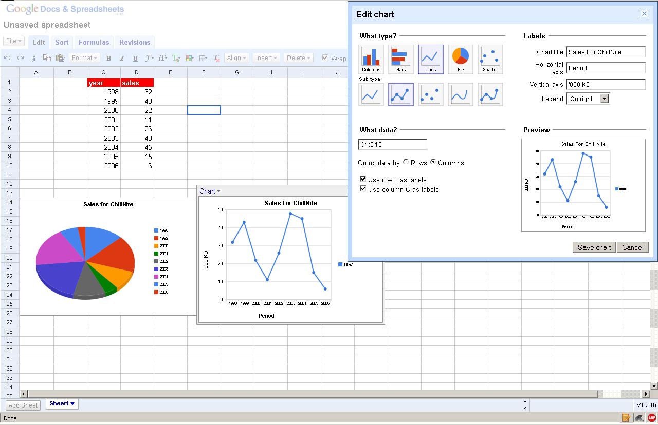 open excel with google spreadsheet